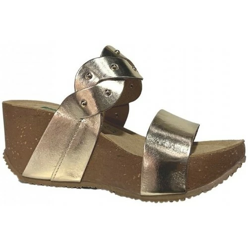 Bionatura Ciabatta Zeppa Platino 24A2248 Couleur Doré 4 Bionatura Ciabatta Zeppa Platino 24A2248 Couleur Doré – Image 2